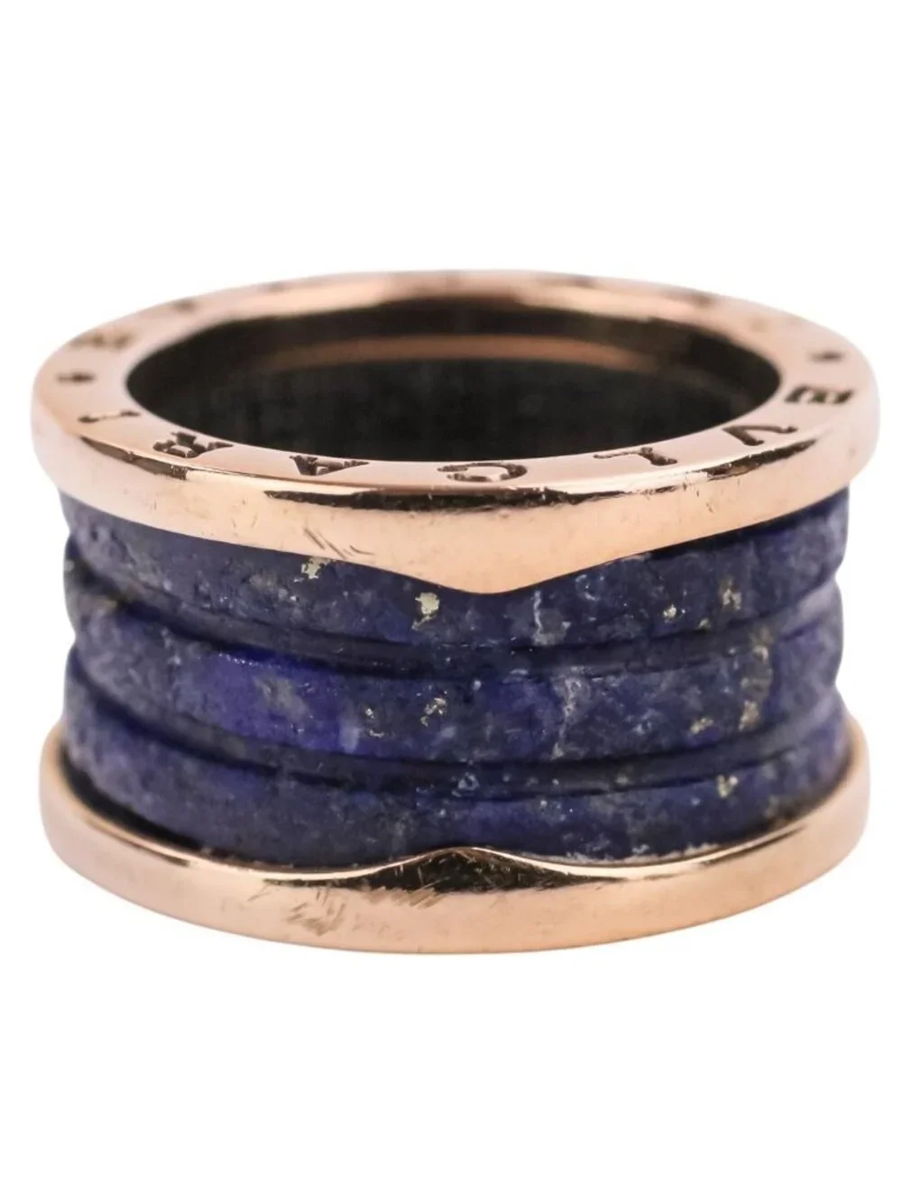 Bvlgari B.zero1 B-zero One 18k Lapis Lazuli Ring 750 52 Yellow Gold